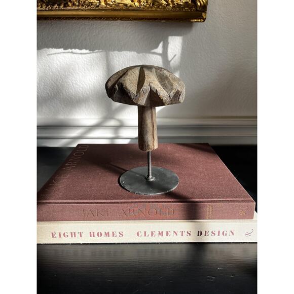 Vintage Wooden Spice Grinder on Stand - Picture 1 of 6